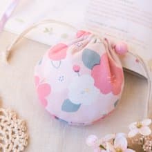 【朱槿-小圓圓束口袋】小物收納 / 萬用袋