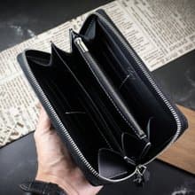 【多折 拉鏈/鍊長夾、手拿包】義大利植鞣革 Mister皮具