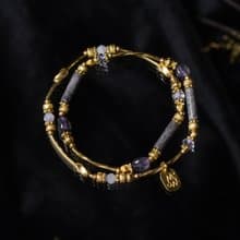 思念之海 // C1406地圖石堇青石雙圈手鍊