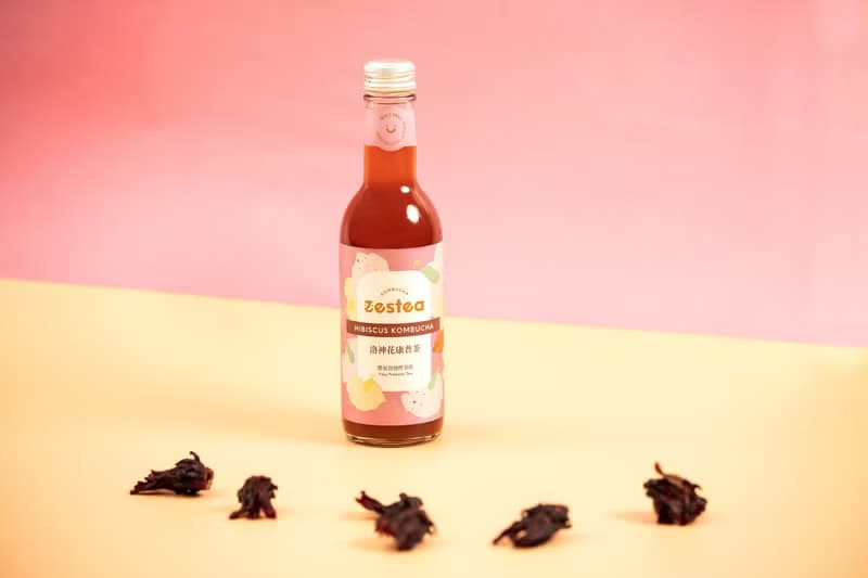 Zestea洛神花康普茶 300ML*12瓶 (無添加、富含益生菌)