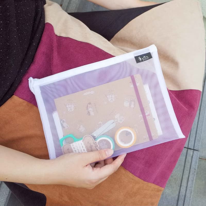 手作之 / 單層網狀收納袋 - A5