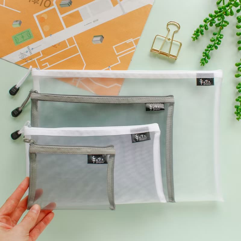 手作之 / 單層網狀收納袋 - A5