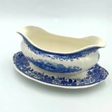 Villeroy 和 Boch 藍色 Burgenland 肉汁船
