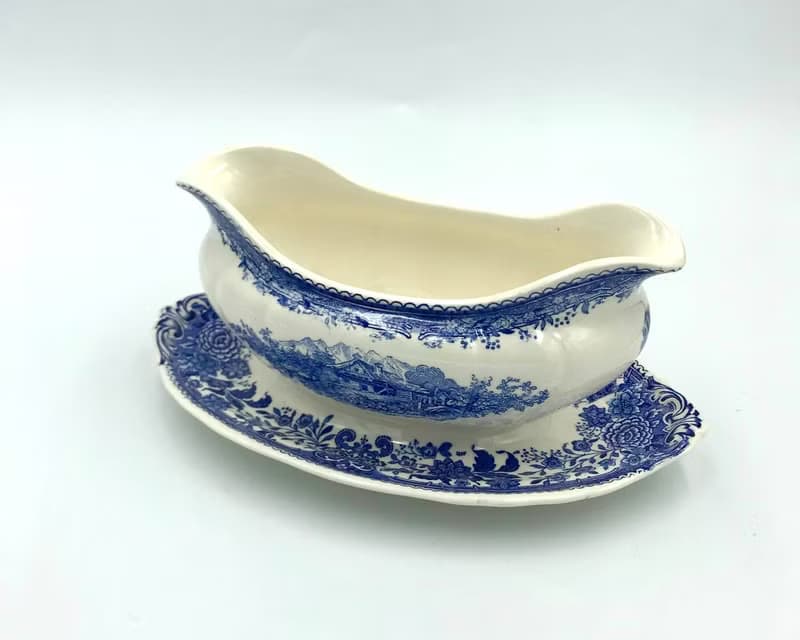 Villeroy 和 Boch 藍色 Burgenland 肉汁船