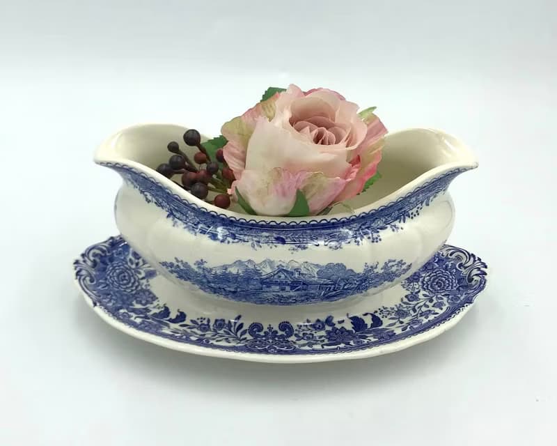 Villeroy 和 Boch 藍色 Burgenland 肉汁船