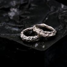 石紋錘音 | 純銀戒指