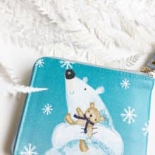 【L型短夾】北極熊 零錢包 情人節 生日 聖誕節 交換禮物 大容量