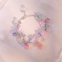 櫻醉月亮石泡泡浴手鏈