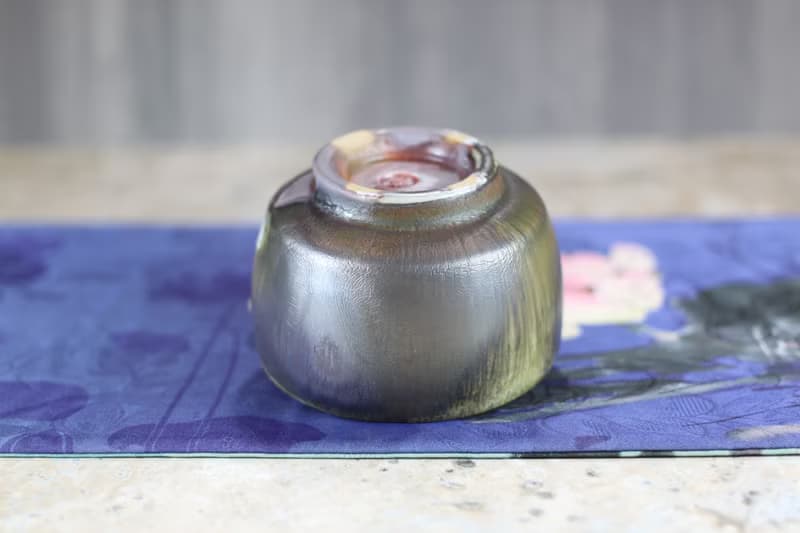 【母親節禮物】微瑕疵 天然落灰 柴燒茶碗 名家葉敏祥手作 180ml