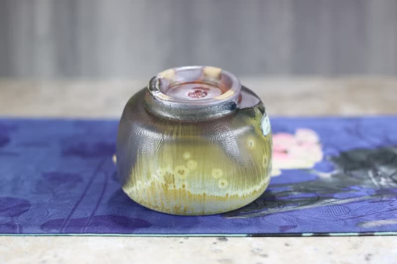 【母親節禮物】微瑕疵 天然落灰 柴燒茶碗 名家葉敏祥手作 180ml