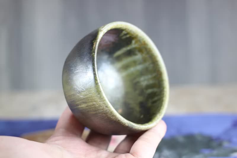 【母親節禮物】微瑕疵 天然落灰 柴燒茶碗 名家葉敏祥手作 180ml