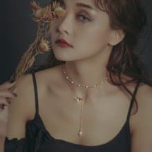 Hydromancy | 水占術系列 - 蜜蜂眼淚 * 多層次項鍊 耳夾