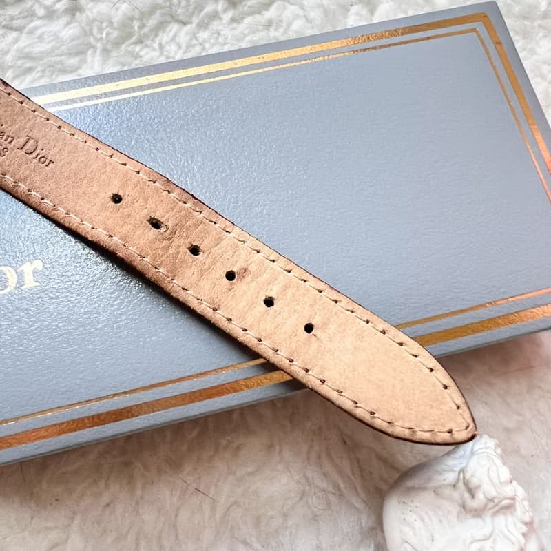 【日本中古】90-00年 中古Dior 18KGP 羅馬數字手錶 原裝盒附