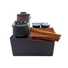 簡約茶具套裝 - 黑色