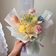 【畢業花束】flower-of-life 糖果雲朵 乾燥花束 謝師花束