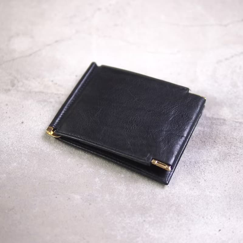 日本簡約率性 輕薄牛皮鈔票夾/短夾 Made by Baggy Port Japan