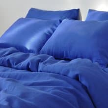 Royal blue linen duvet cover / Softened linen / Comforter cover / Quilt cover