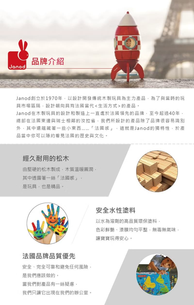 法國Janod  磁鐵遊戲書-有趣的臉