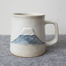 富士山  耳掛咖啡陶杯