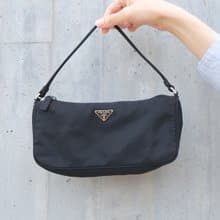 | RARE TO GO 中古 | PRADA三角標黑色手提包 腋下包 側背包
