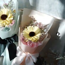 未完待續 | 向日葵 乾燥花 畢業花束  現貨+預購  橘包裝下單區