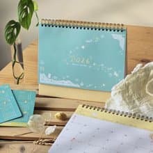 玩印 | 2026 馬年 手繪插畫桌曆 方格記事 To Do List 雙面設計