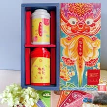 【無藏】福貴平安 台灣風味茶二入高罐禮盒(橡木桶紅茶+龍眼花茶)