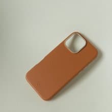 iPhone 純素皮革手機殼 焦糖棕