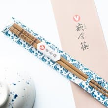 鐵木嵌合筷 可雷射雕刻 台灣製造 天然原木筷 家庭用餐具 無化學