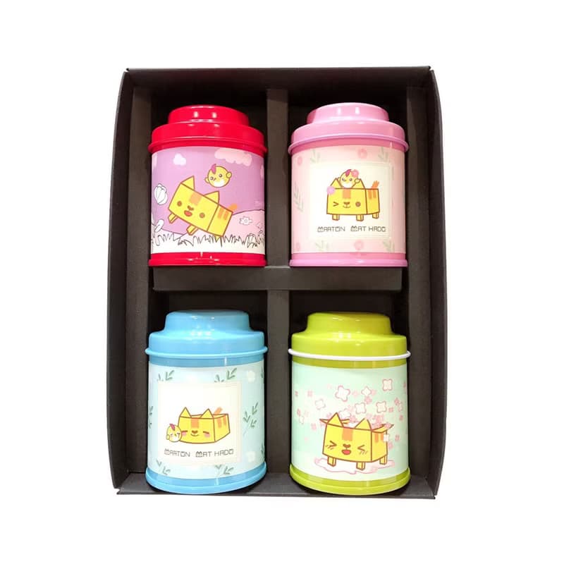【無藏X開箱貓】工藝花茶_開花茶4入罐裝禮盒(2款組隨機)