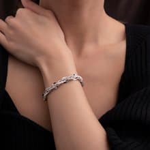 【品牌設計款最佳禮物】天然珍珠 編織鎖鍊手環 中性首飾