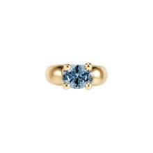 haime mushroom ring (Cubic 10*8mm) chiffon gold plated