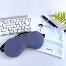 【畢業禮物】日本眼罩 Organic Linen|Blue Gray|有附收納袋