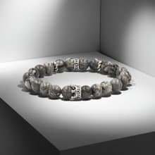 公爵Prinz | 煙灰碧玉 x 銀河之冠手鍊_地圖石 皇冠【創意安定】