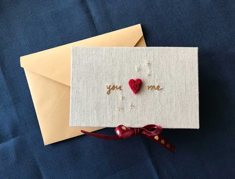 You & Me 你和我 情人節 手工卡片 Valentine's Day Card