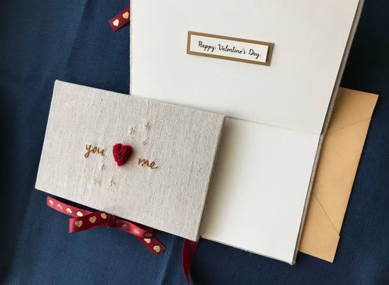 You & Me 你和我 情人節 手工卡片 Valentine's Day Card
