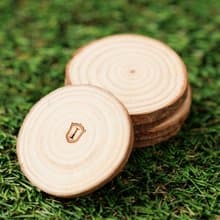 Islandoffer島嶼製作 松木年輪杯墊 木系餐具裝飾(中) 5件 (一套)