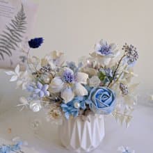 海洋泡泡喬遷祝賀桌花