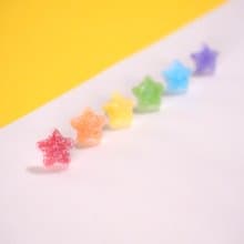 無耳洞耳夾/耳勾 Playful Design 糖面星星啫喱糖/水果糖耳環