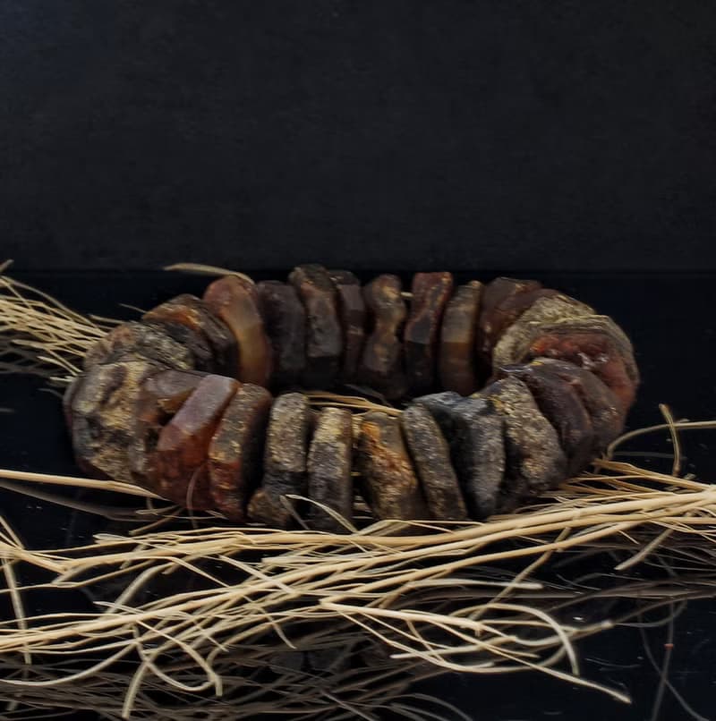 波羅的海原石藥珀手鍊-3 ( HKA9101 )