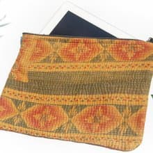 手工刺繡收納包/刺繡化妝包/刺繡手機包/刺繡雜物包/手拿包-花朵