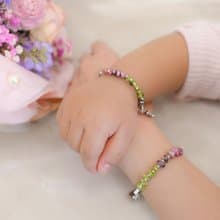 聖誕禮物【親子手鍊雙鍊組】草地上的彩虹_親子|姊妹