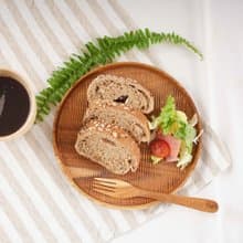 天然柚木叉子-波點款│不上漆/環保餐具/減塑生活 露營野餐/畢業