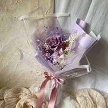 優雅紫玫瑰小花束