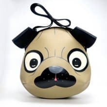 Pug crossbody bag is compact fro carrying mobile phones and other essentials.