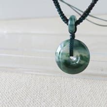 本命年【單售平安扣】冰飄花翡翠*SA24*招財、開運