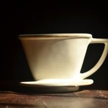 百合白扇形切子濾杯102款啡濾器手沖濾杯 咖啡濾杯 咖啡濾器