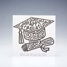 【GFSD】水鑽精品-手工畢業祝福卡-迷宮