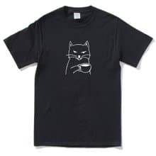 Cat Coffee 短袖T恤 黑色 貓咪咖啡狗趣味貓之日禮物文青