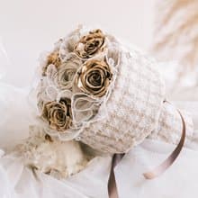 小香風花束/香奈兒花束/香奈兒玫瑰/不凋花束/俄羅斯花束/永生花